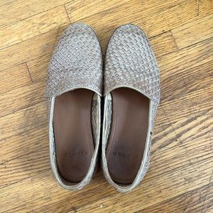 Nisolo Mara woven slip-on flats